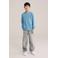 WE Fashion longsleeve met backprint blauw