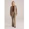 WE Fashion getailleerde blazer taupe