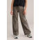 WE Fashion Blue Ridge wide leg jeans met panterprint - bruin