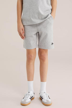 sweatshort grijs melange