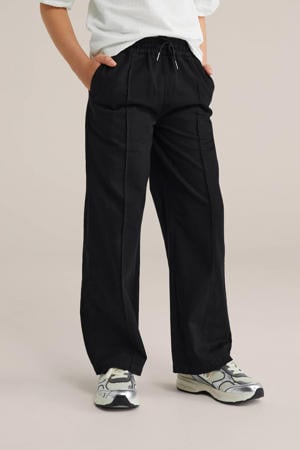 straight sweatpants zwart