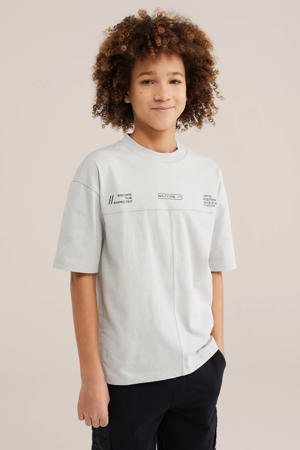 T-shirt lichtgrijs