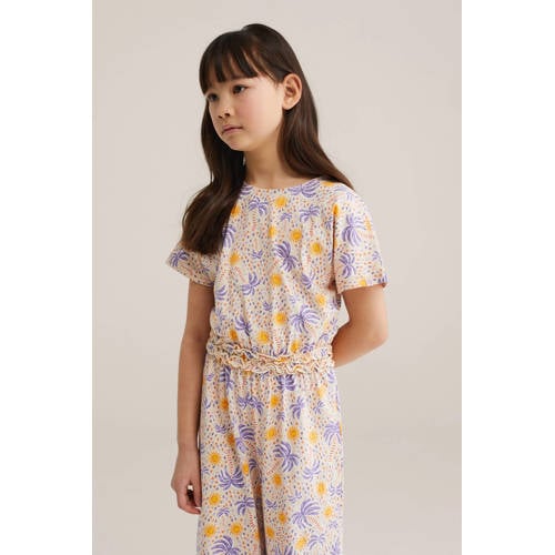 WE Fashion jumpsuit beige afbeelding