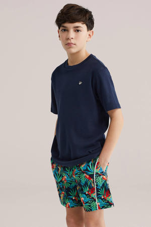 zwemshort groen/rood/blauw