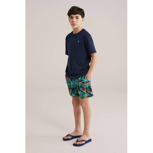 WE Fashion zwemshort groen/rood/blauw afbeelding