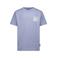 Airforce T-shirt met backprint grijsblauw