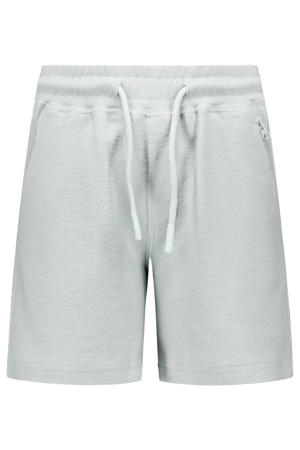regular waist sweatshort lichtgrijs