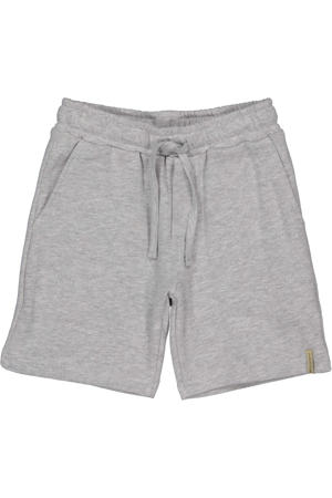 regular waist sweatshort lichtgrijs