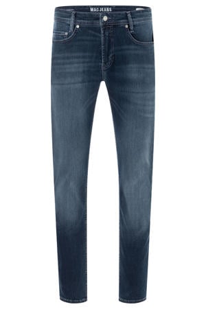 Driver slim fit jeans donkerblauw