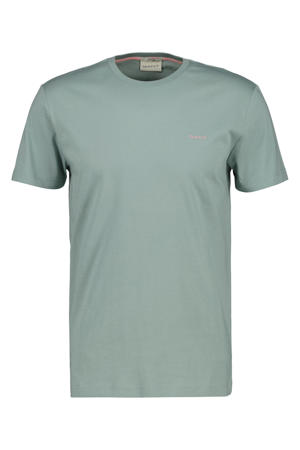 regular T-shirt grijsgroen