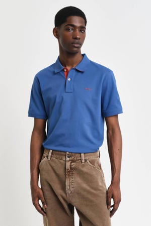 regular polo blauw