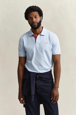 regular polo lichtblauw