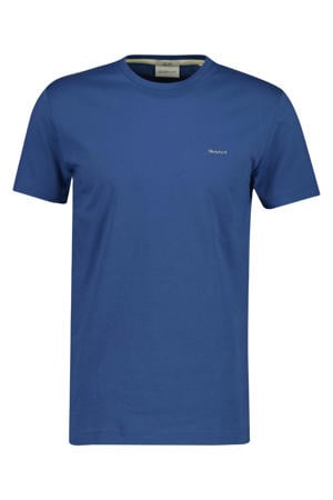 regular T-shirt blauw