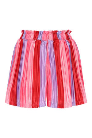 relaxed gestreepte casual short roze