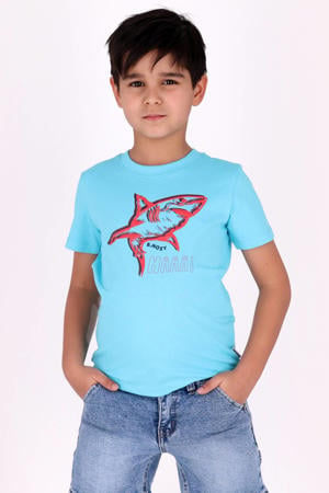 T-shirt lichtblauw