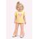 B.Nosy regular waist gestreepte flared broek oranje