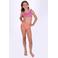 B.Nosy bikini met ruches paars/oranje