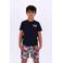 B.Nosy zwemshort rood/blauw/bruin