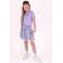 B.Nosy midi jurk met stippen lila
