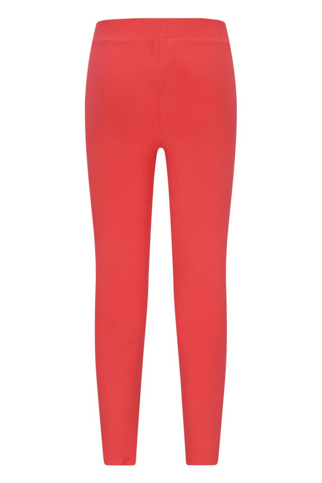 Rode meisjes B.Nosy legging van stretchkatoen met elastische tailleband en effen