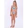 B.Nosy one shoulder bikini lila