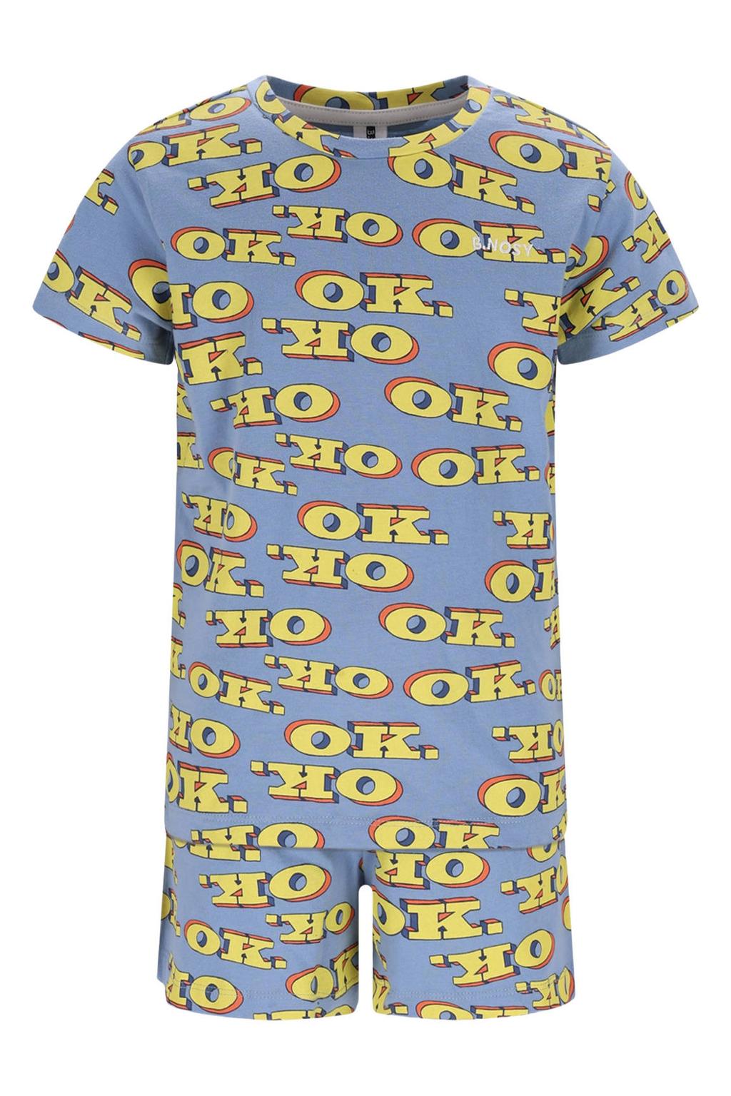 B.Nosy shortama lichtblauw/geel