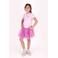 B.Nosy mesh korte rok roze