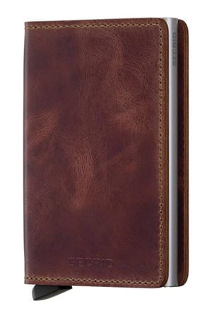 pasjeshouder Siniwallet Vintage bruin