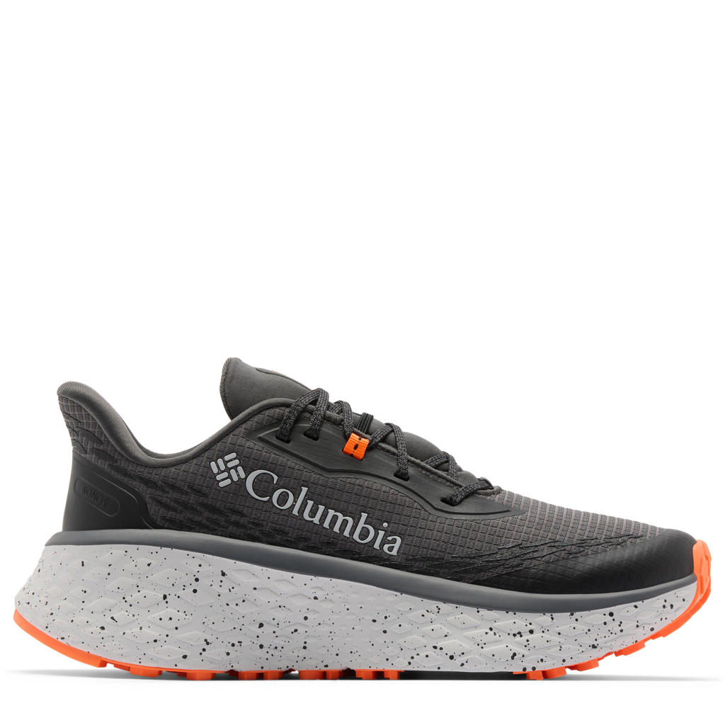 Grijs en oranje heren Columbia Konos Trillium wandelschoenen van mesh-pu/voering: mesh/voetbed: eva met veters