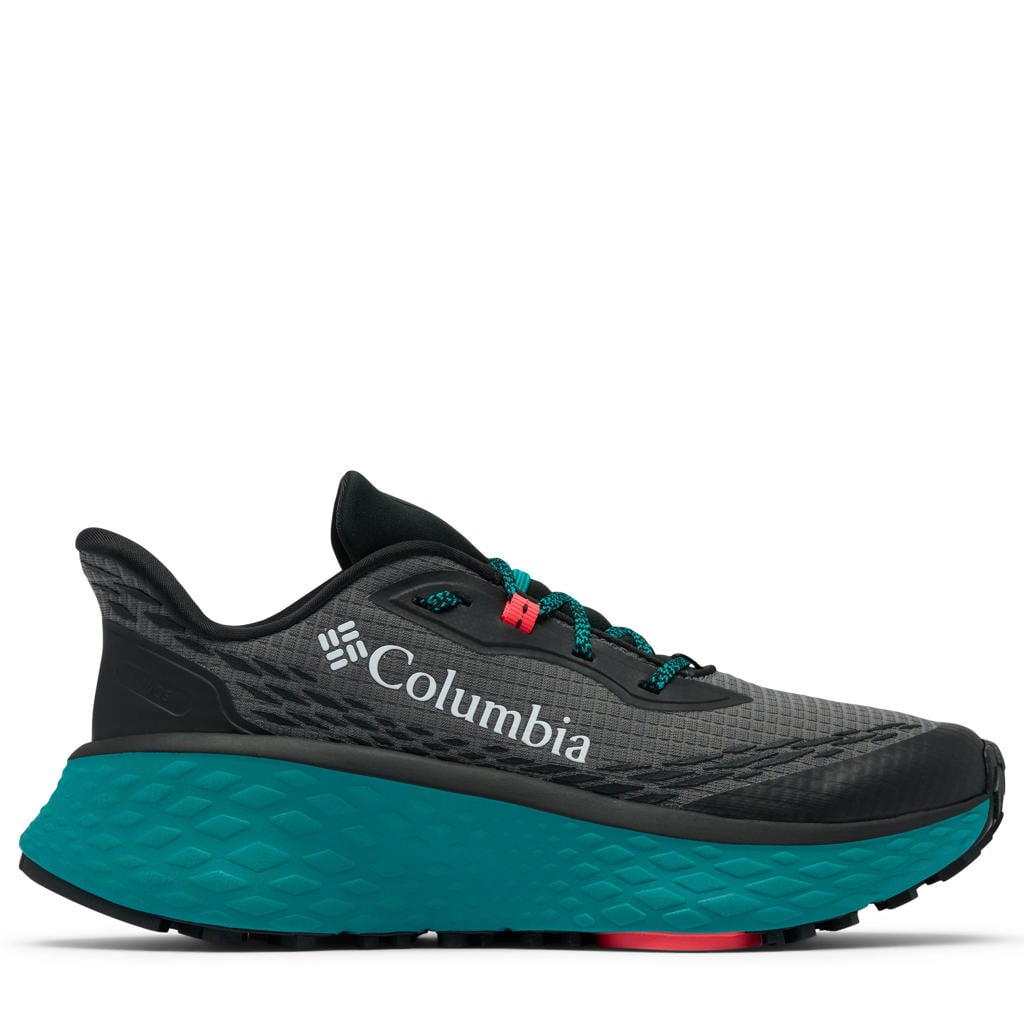 Antraciet en petrolkleurige dames Columbia Konos Trillium ATR trailschoenen van mesh-pu/voering: mesh/voetbed: eva met veters