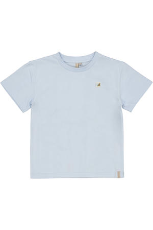 T-shirt met backprint lichtblauw