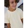 LEVV Little T-shirt met backprint lichtgeel