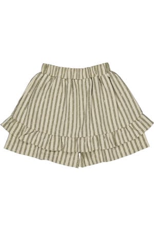 gestreepte skort groen