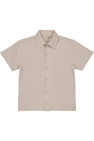 polo grijs met textuur