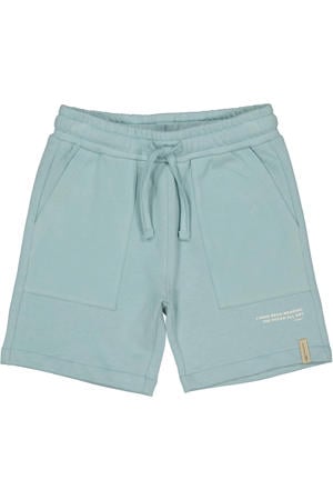 regular waist sweatshort lichtblauw