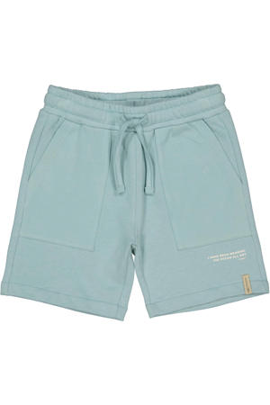 regular waist sweatshort lichtblauw