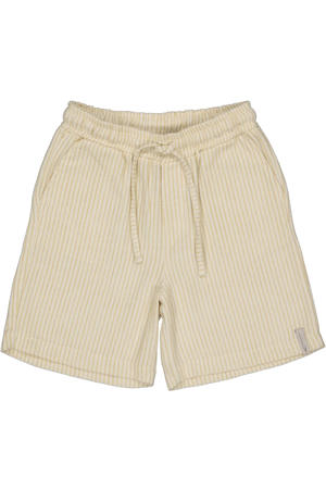 regular waist gestreepte casual short ecru