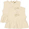 LEVV Little mouwloze top beige