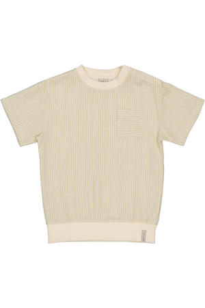 gestreepte T-shirt ecru
