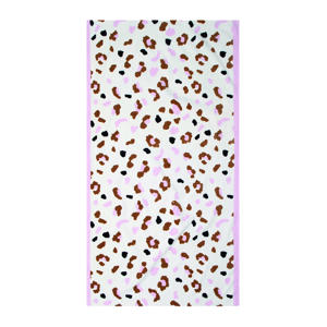 kinderstrandlaken (135x65 cm) Wit/bruin