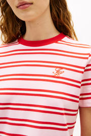 thumbnail: Tommy Hilfiger gestreepte T-shirt roze