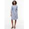 Tommy Hilfiger gestreepte blousejurk blauw