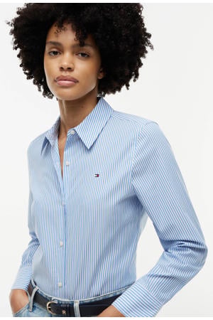 gestreepte blouse blauw