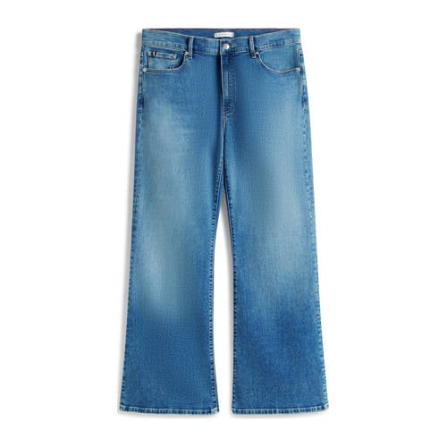 Tommy Hilfiger Curve high waist flared jeans medium blue denim afbeelding
