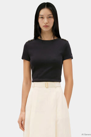 T-shirt zwart