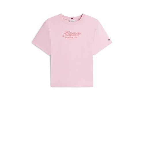Tommy Hilfiger Curve T-shirt lichtroze afbeelding