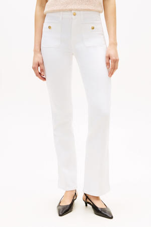 bootcut jeans wit