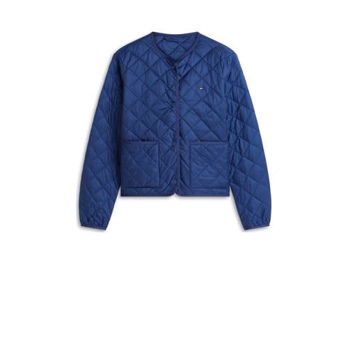 Tommy Hilfiger gewatteerde jas marineblauw afbeelding