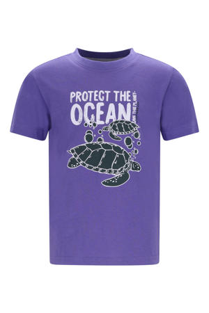 jersey T-shirt paars
