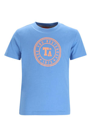 jersey T-shirt lichtblauw